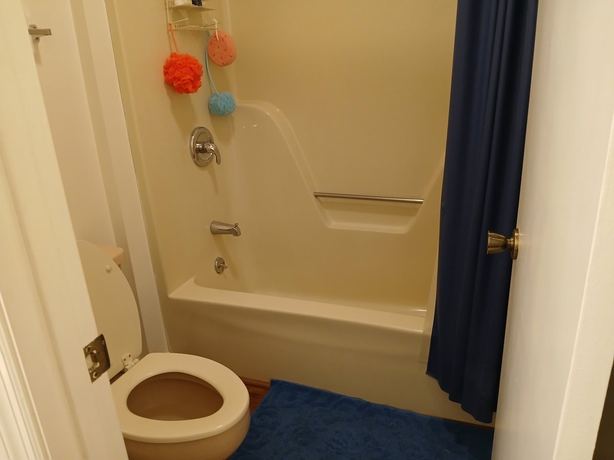 Bath — inside the cabin