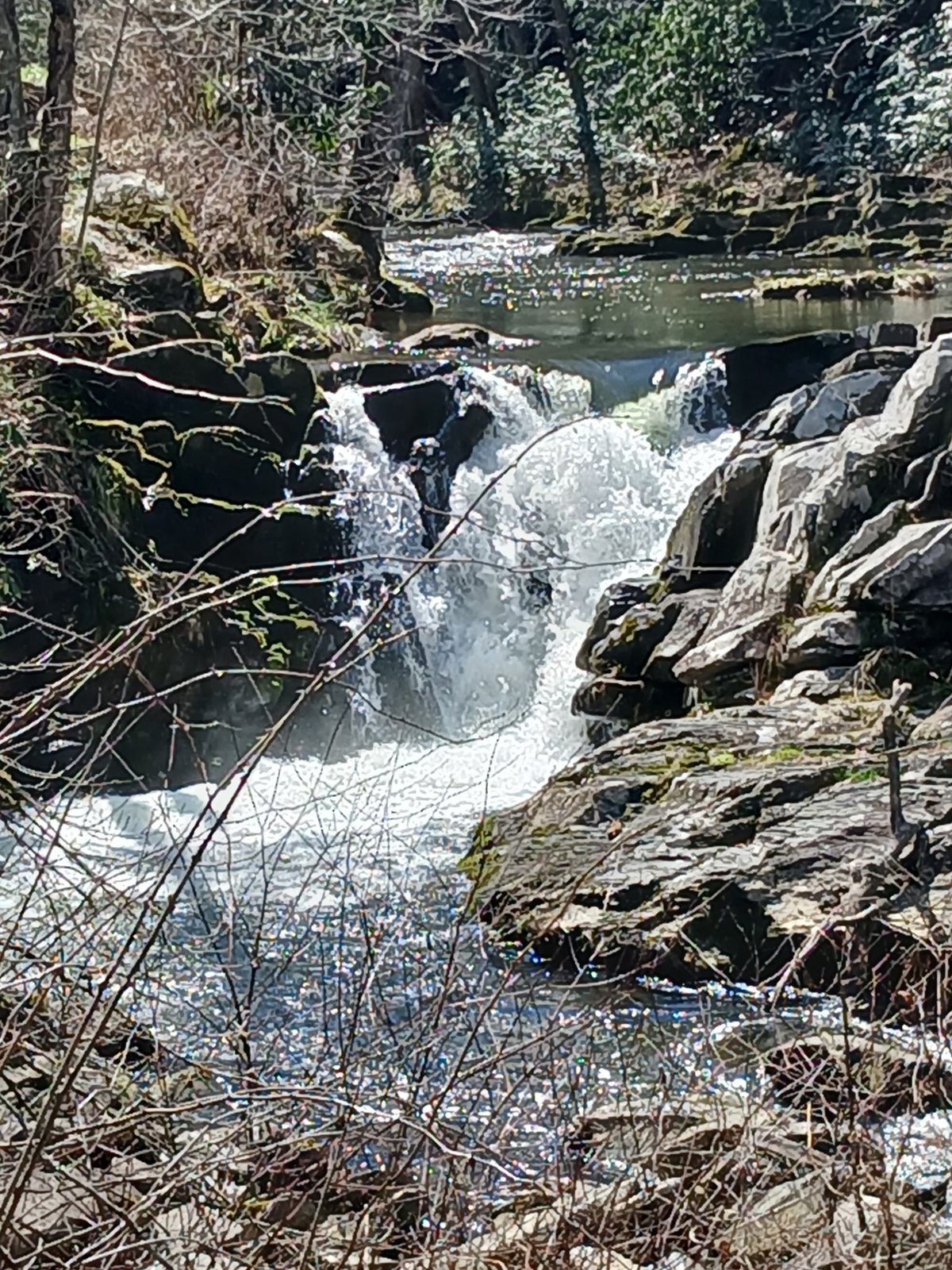 Nearby waterfall